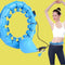 Weighted Hula Hoop – Adjustable Fit Hoop for Weight Loss